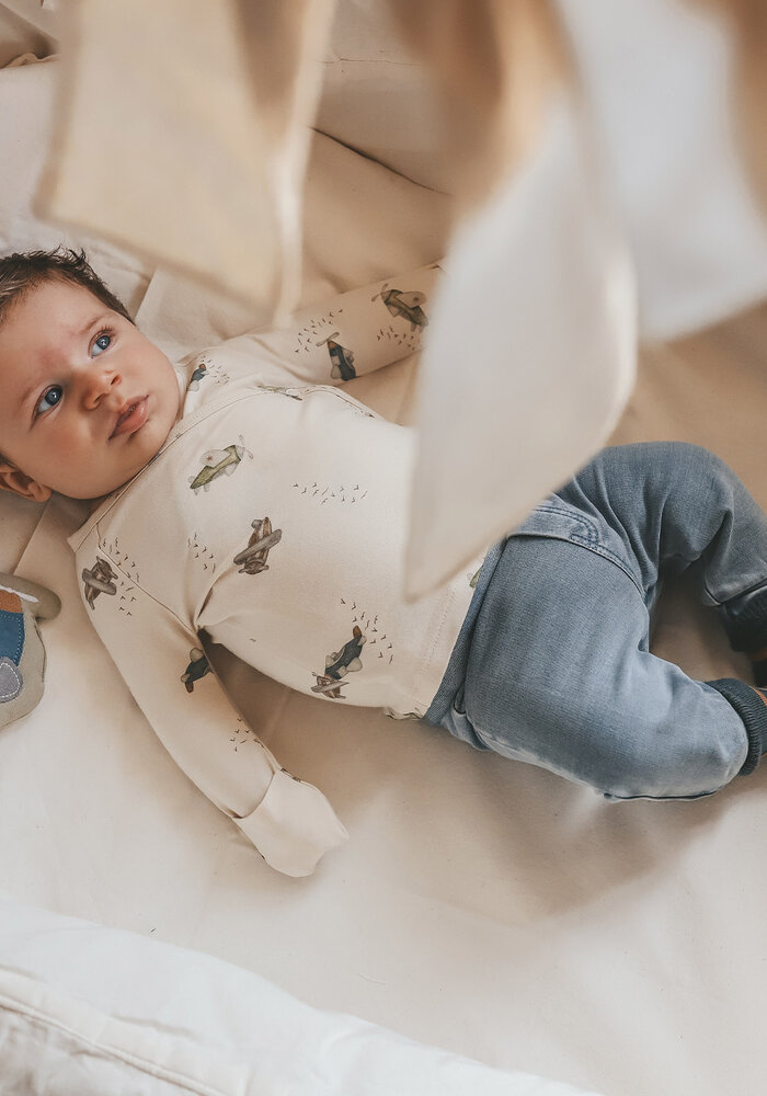 Your Wishes Knitted Denim | Jogging Bluestone