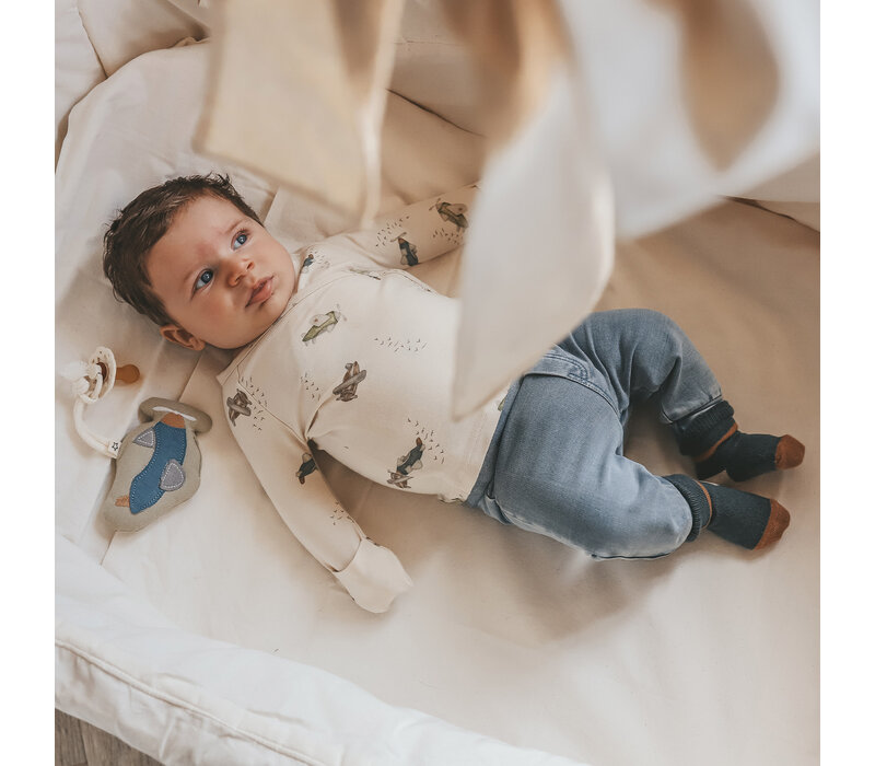 Your Wishes Knitted Denim | Jogging Bluestone
