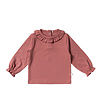 Your Wishes Your Wishes Solid | Ruffle Longsleeve Withered Rose