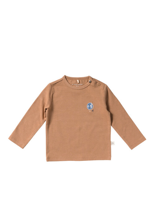 Your Wishes Your Wishes Solid | Fitted Longsleeve Indian Tan