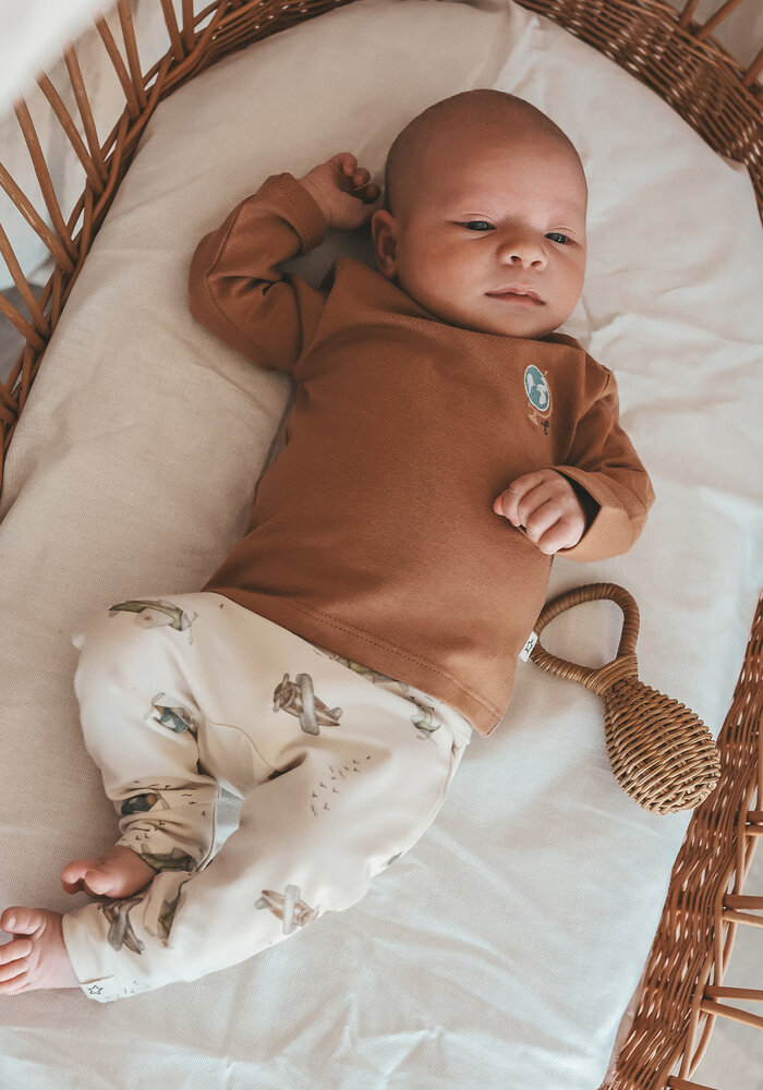 Your Wishes Solid | Fitted Longsleeve Indian Tan