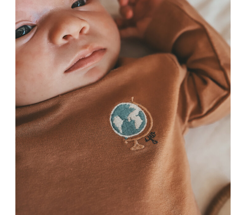 Your Wishes Solid | Fitted Longsleeve Indian Tan
