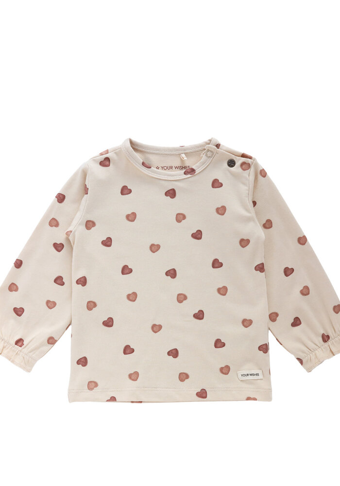 Your Wishes Candy | Romance Longsleeve Oyster Gray