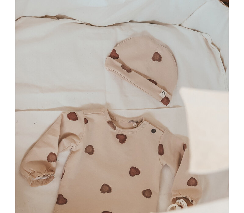 Your Wishes Newborn Hat | Candy Oyster Gray