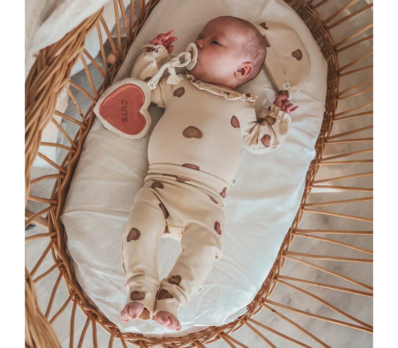 Your Wishes Newborn Hat | Candy Oyster Gray