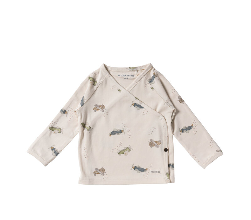 Your Wishes Avion | Wrap Cardigan Birch
