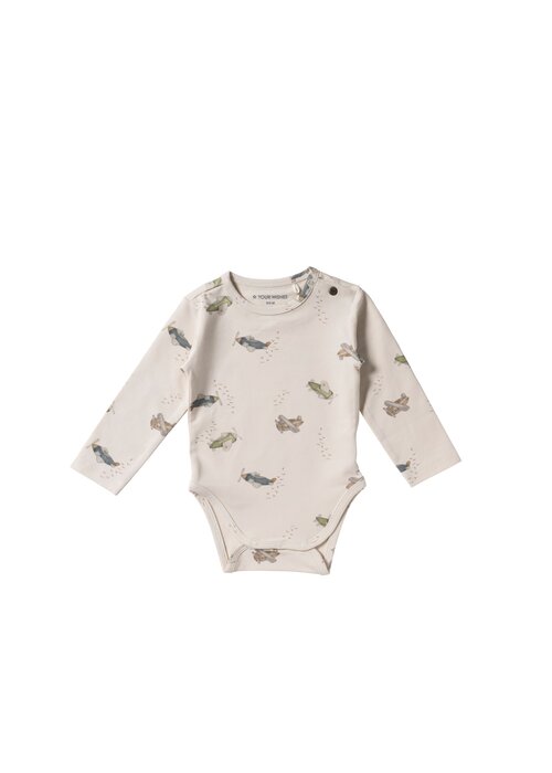 Your Wishes Your Wishes Avion | Fitted Romper Birch