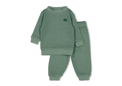 Feetje Feetje Wafel Pyjama-Sea Green Feetje Feetje Wafel Pyjama-Sea Green