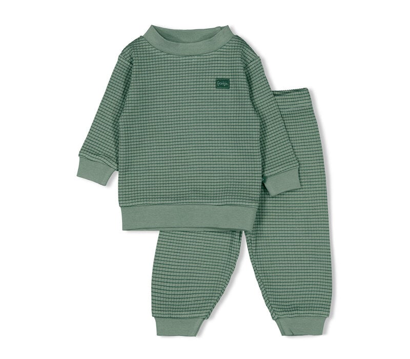 Feetje Wafel Pyjama-Sea Green