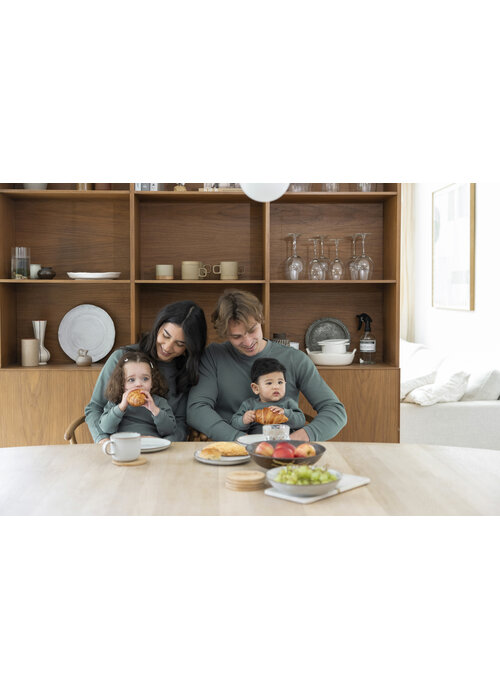 Feetje Feetje Wafel Pyjama Family Limited Edition-Sea Green