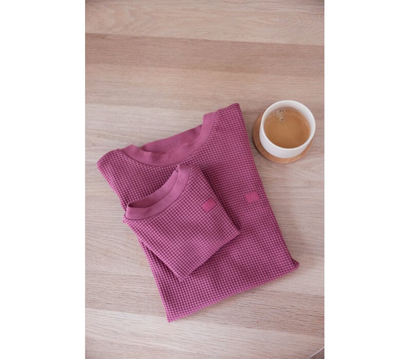 Feetje Wafel Pyjama Family Limited Edition-Berry