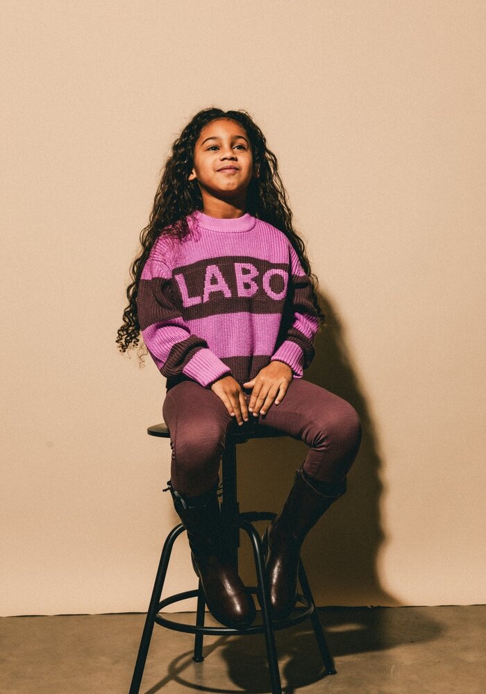 Labo de colores Rhone Pink stripe AOP