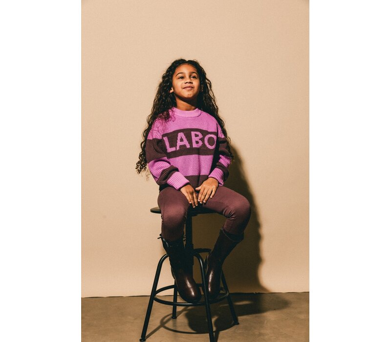 Labo de colores Rhone Pink stripe AOP