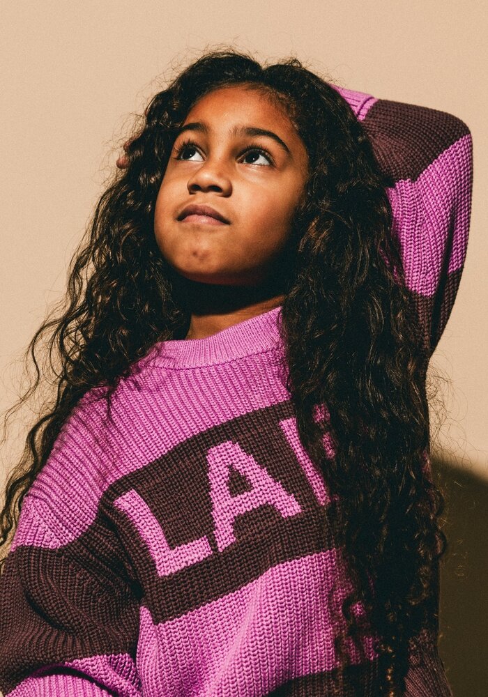 Labo de colores Rhone Pink stripe AOP