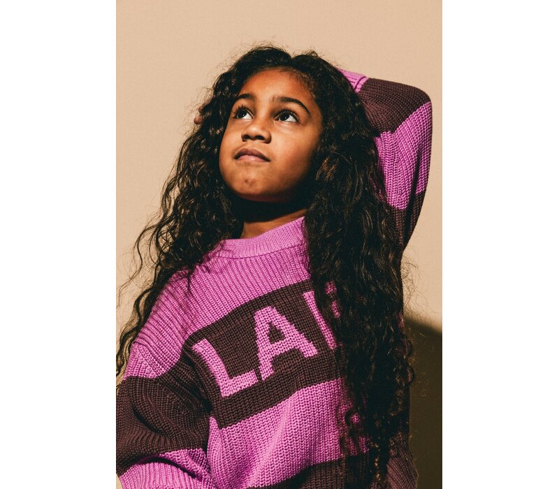 Labo de colores Rhone Pink stripe AOP