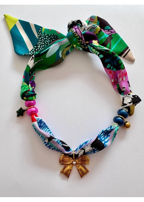 ByMelo ByMelo Bandana ketting groen