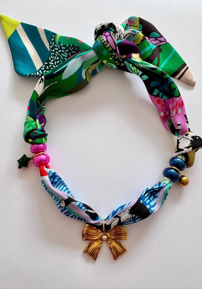 ByMelo Bandana ketting groen