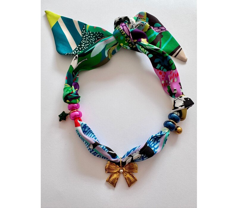 ByMelo Bandana ketting groen