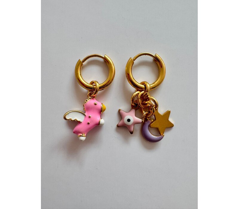 ByMelo Oorbellen Pegasus