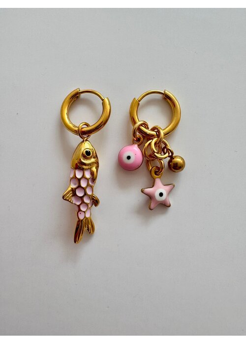 ByMelo ByMelo Oorbellen Vis