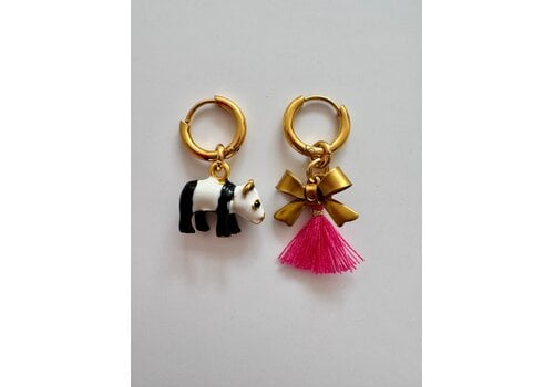 ByMelo ByMelo Oorbellen Panda