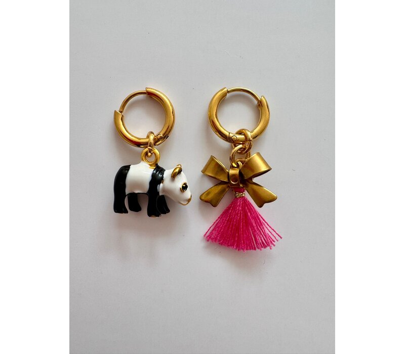 ByMelo Oorbellen Panda