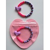 ByMelo Bymelo Armbandje Harte Roze (in hart-zakje)