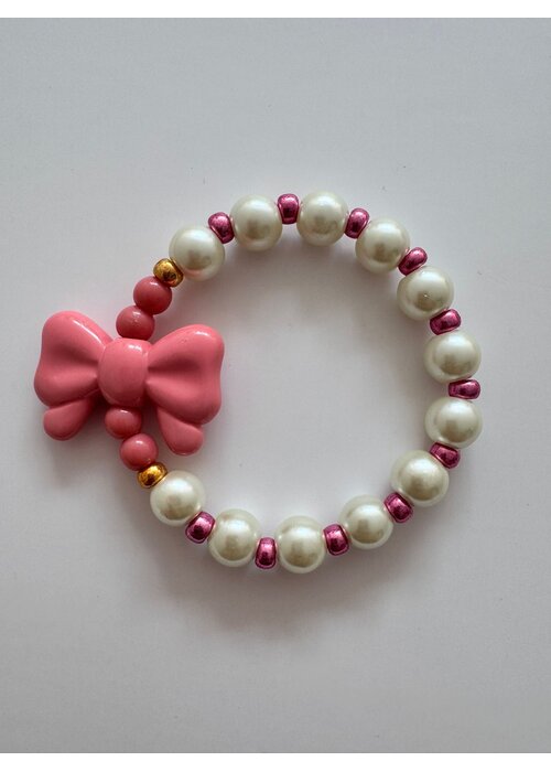 ByMelo ByMelo Armband Strik Roze