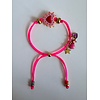 ByMelo Armband Liefde Roze (verstelbaar)