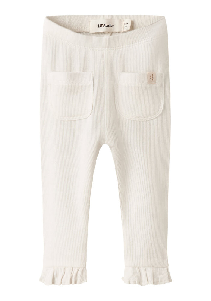 Lil' Atelier NBFFRIJO SLIM LEGGINGS LIL Coconut Milk