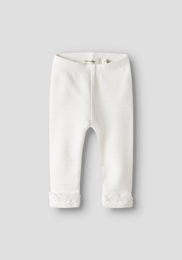 Lil' Atelier NBFTAPIA SLIM LEGGINGS LIL Coconut Milk