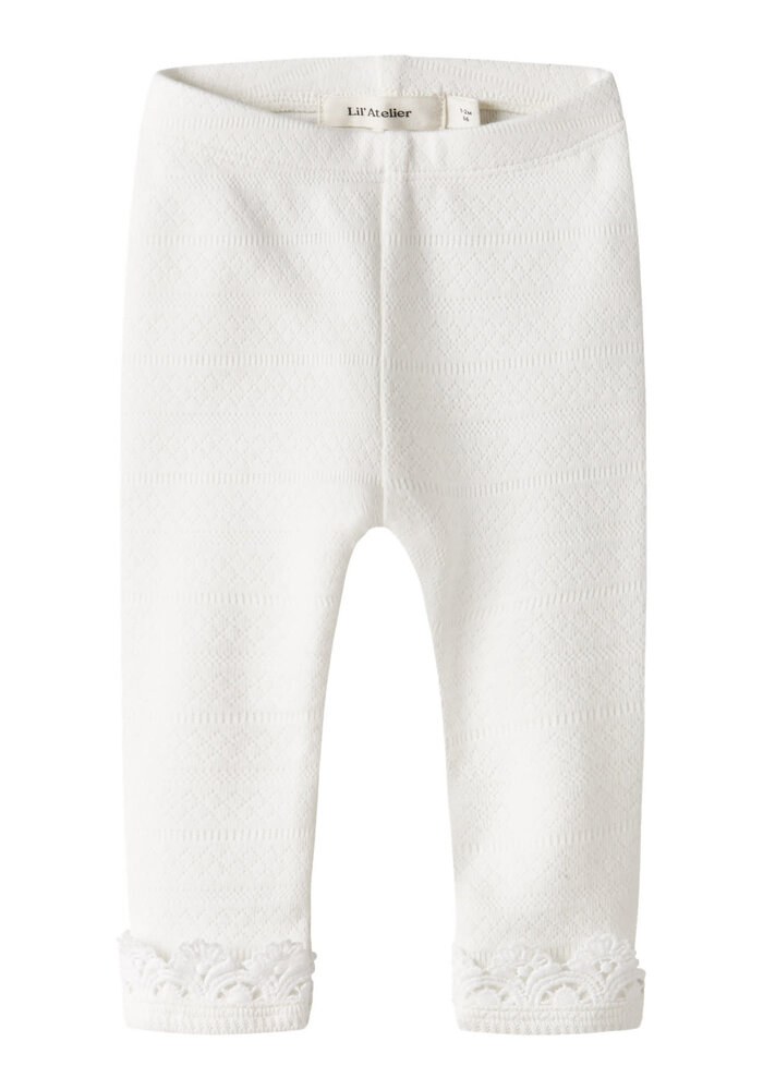 Lil' Atelier NBFTAPIA SLIM LEGGINGS LIL Coconut Milk