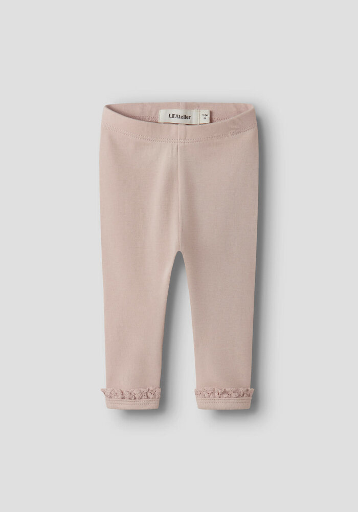 Lil' Atelier NBFLAYO SUP SLIM LEGGINGS SOLID LIL Peach Whip
