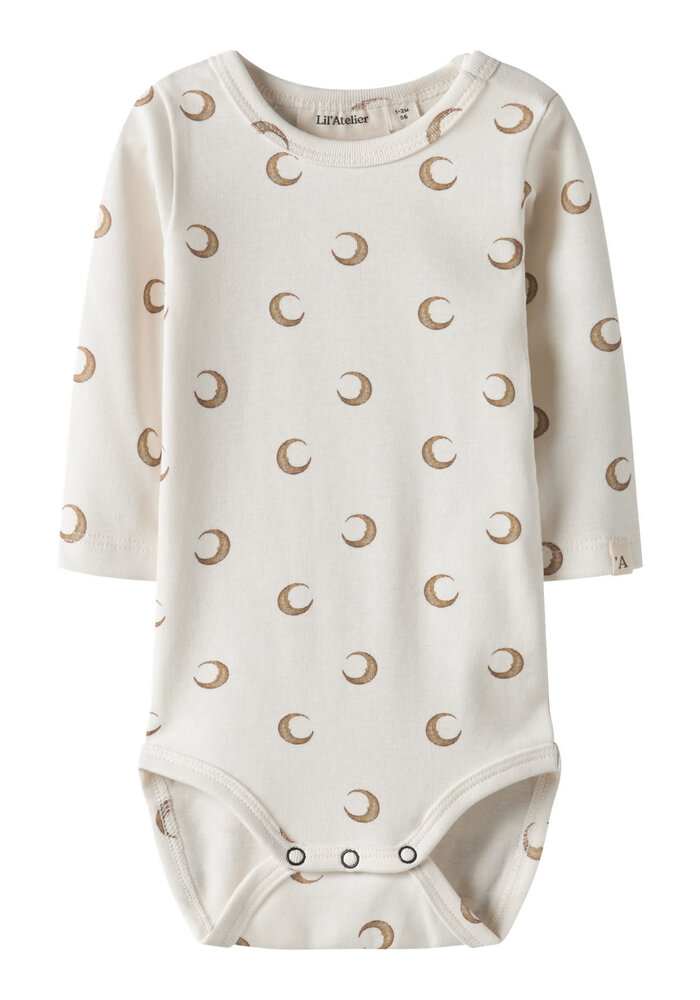 Lil' Atelier NBNLAYO KIM LS SLIM BODY LIL NOOS Coconut Milk MOON