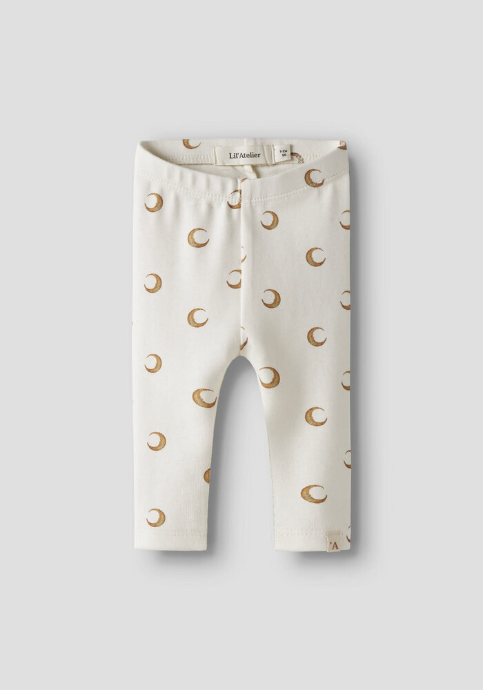 Lil' Atelier NBNLAYO KIM SLIM LEGGINGS LIL NOOS Coconut Milk MOON