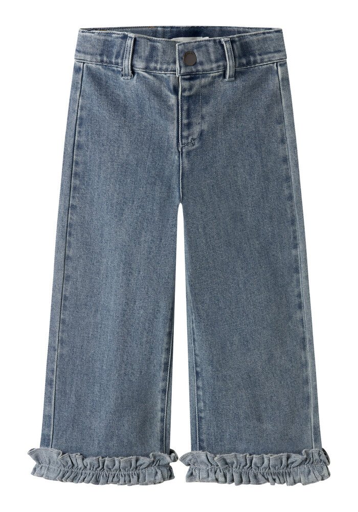 Lil' Atelier NMFDAMLA WIDE ANCEL JEANS 5566-DX LIL Medium Blue Denim