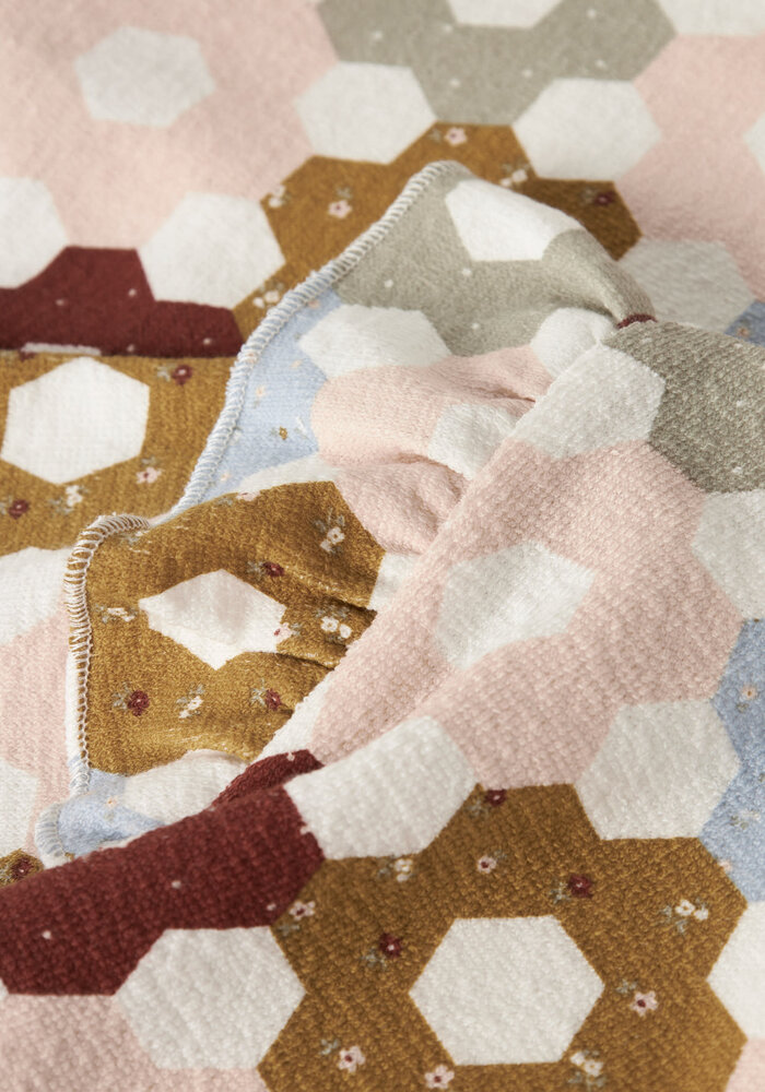 Lil' Atelier NMFDIAS LS LOOSE SWEAT LIL Coconut Milk PATCHES