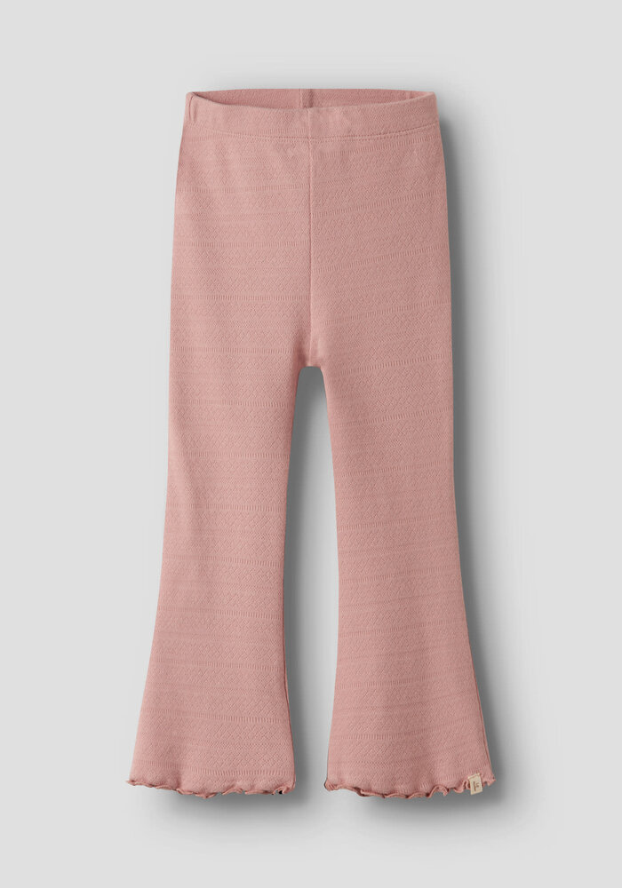 Lil' Atelier NMFDIMIA SLIM BOOTCUT LEGGINGS LIL Misty Rose