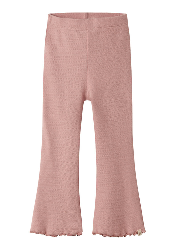 Lil' Atelier NMFDIMIA SLIM BOOTCUT LEGGINGS LIL Misty Rose