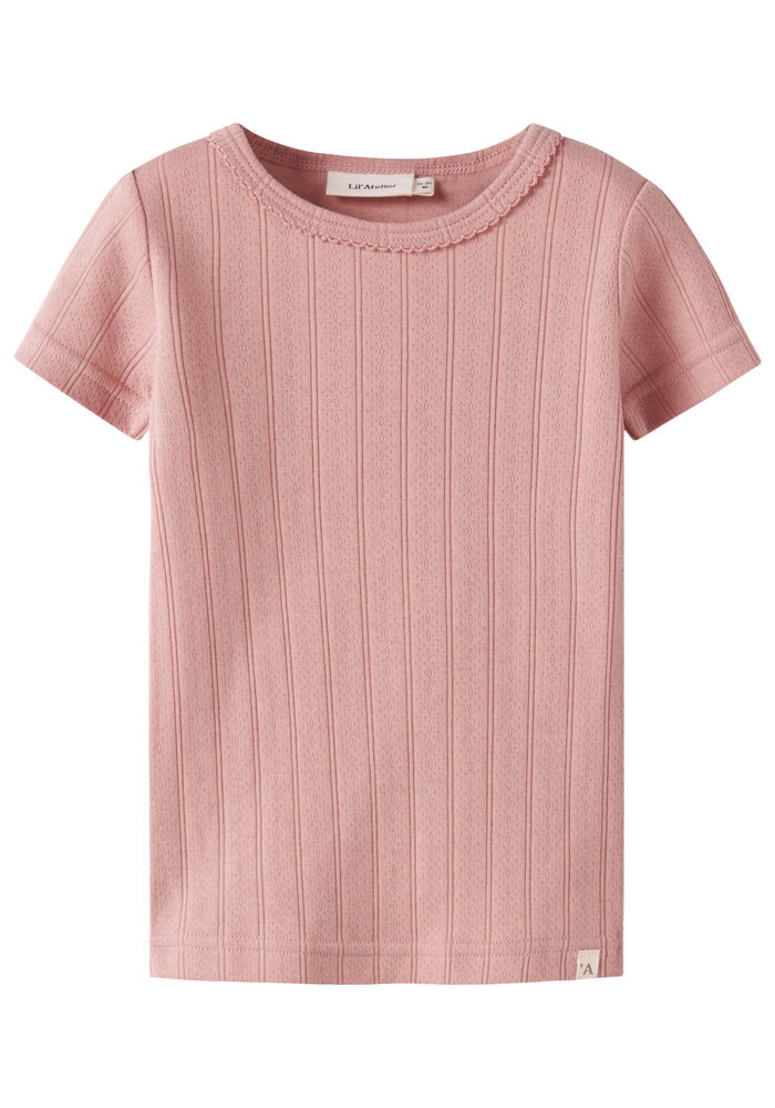 Lil' Atelier NMFFALINA SS SLIM TOP LIL Misty Rose