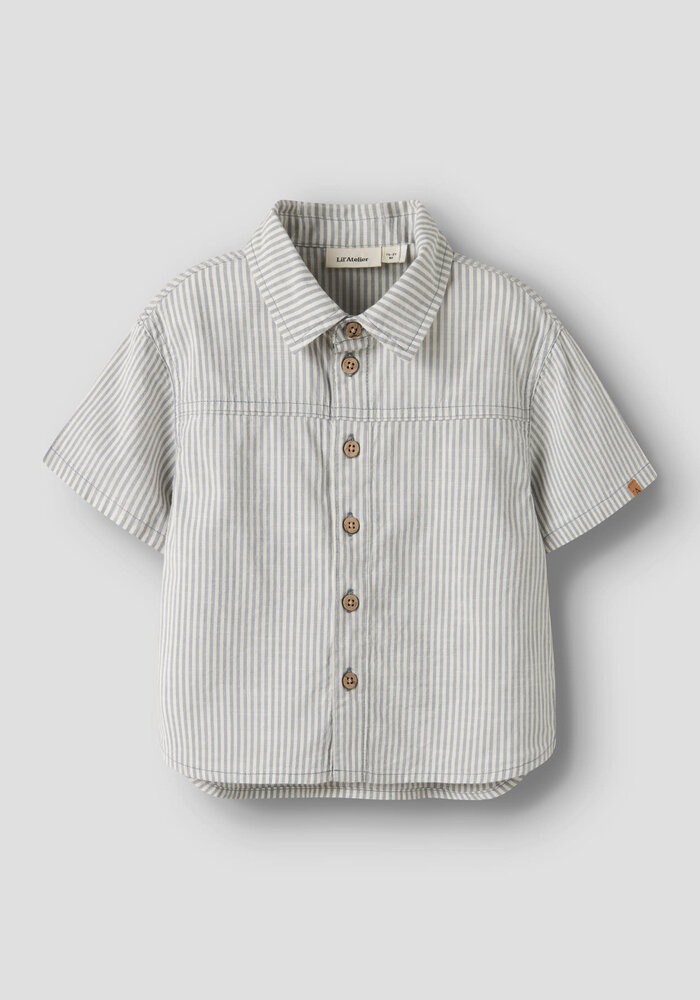Lil' Atelier NMMDARKO SS LOOSE SHIRT LIL Coconut Milk