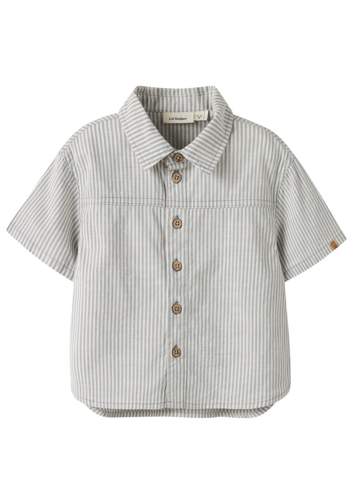 Lil' Atelier NMMDARKO SS LOOSE SHIRT LIL Coconut Milk