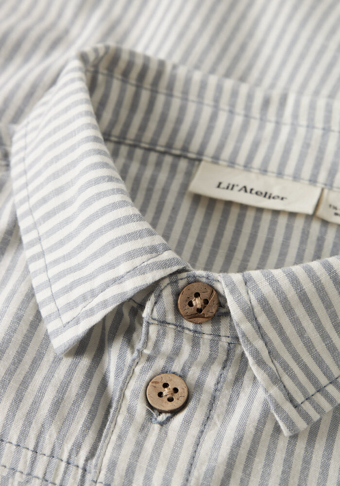 Lil' Atelier NMMDARKO SS LOOSE SHIRT LIL Coconut Milk