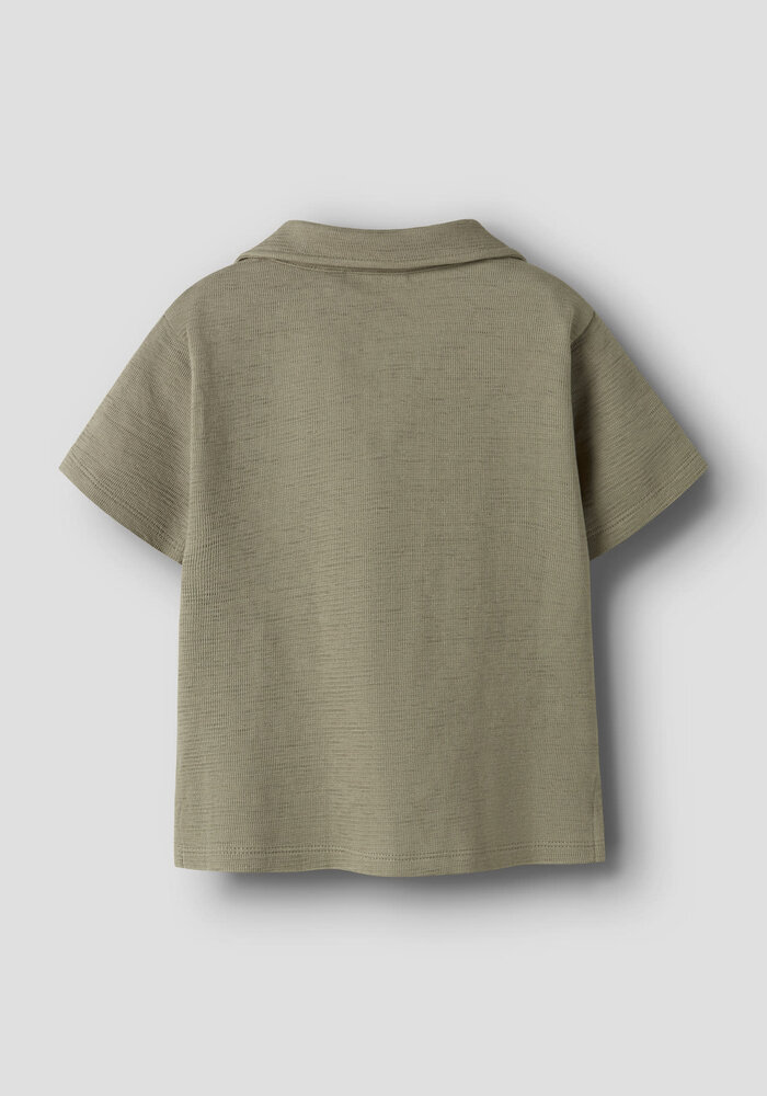 Lil' Atelier NMMFALK SS LOOSE POLO TOP LIL Overland Trek