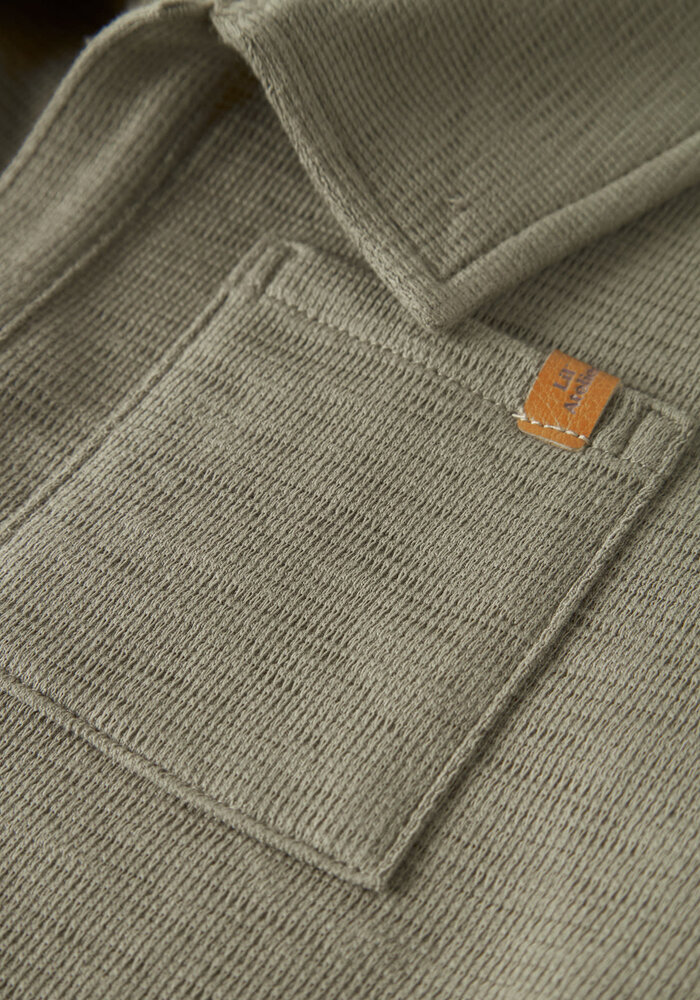 Lil' Atelier NMMFALK SS LOOSE POLO TOP LIL Overland Trek