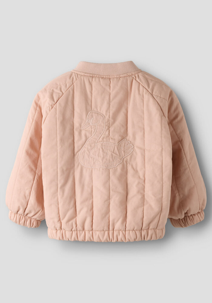 Lil' Atelier NBFLIO BOMBER JACKET LIL Cameo Rose SWAN