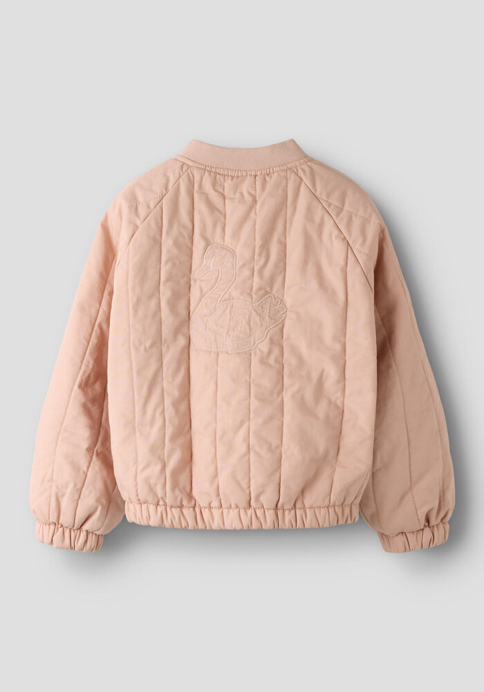 Lil' Atelier NMFLIO BOMBER JACKET LIL Cameo Rose SWAN