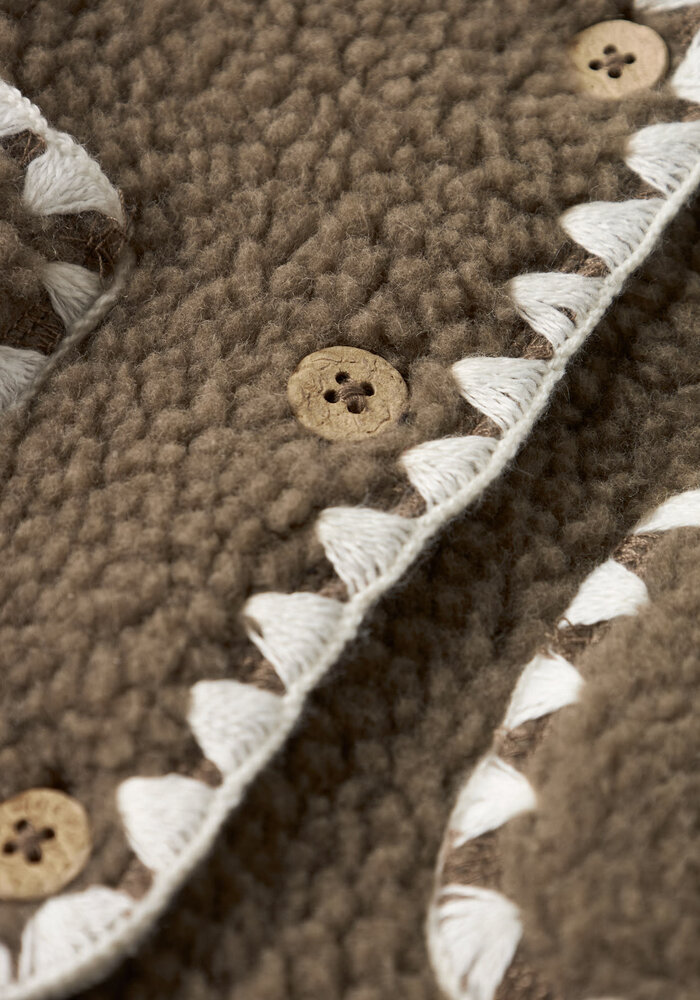 Lil' Atelier NBFLAJO LOOSE VEST LIL Shitake