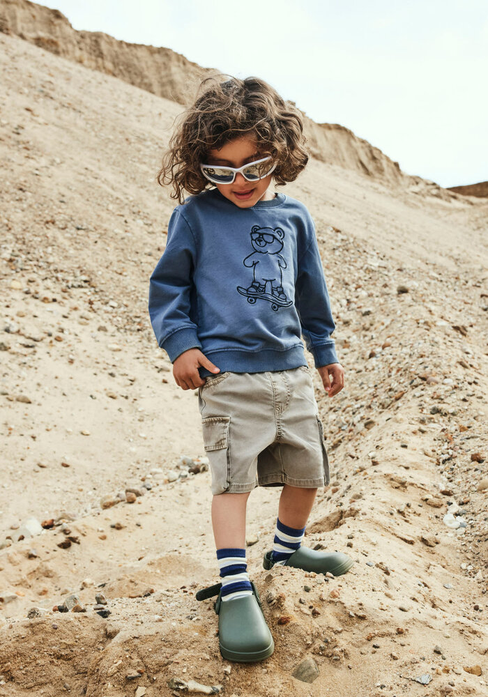 Name It NMMDALK LS NREG SWEAT UNB Vintage Indigo