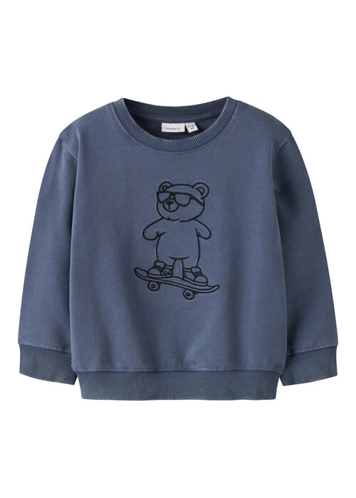 Name it Name It NMMDALK LS NREG SWEAT UNB Vintage Indigo